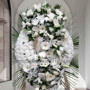 Flores fúnebres para los tanatorios de Madrid